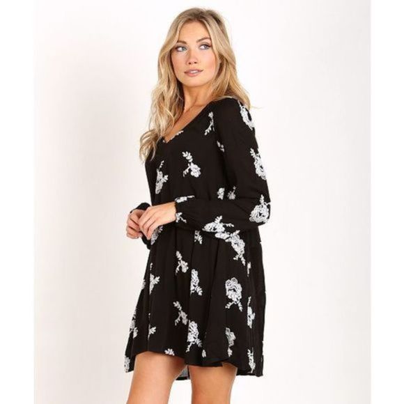 Free People Dresses & Skirts - Free People NWT Emma Dress Black
